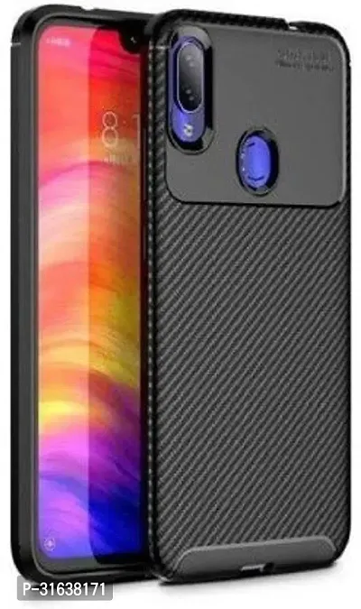 Caseline Back Cover for REDMI NOTE 7 PRO Black Grip Case Silicon Pack of 1-thumb0