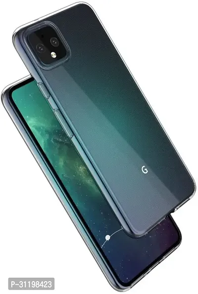 Caseline Back Cover for Google Pixel 4 XL Transparent Grip Case Pack of 1