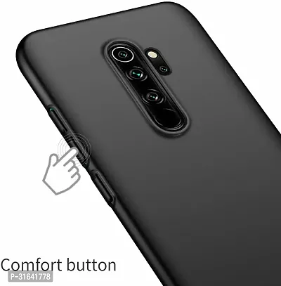 Caseline Back Cover for Redmi Note 8 Pro Black Grip Case Silicon Pack of 1-thumb4