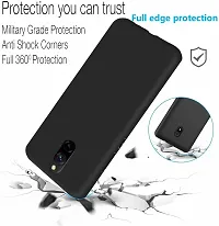 Caseline Back Cover for Redmi 8A Dual Black Grip Case Silicon Pack of 1-thumb2