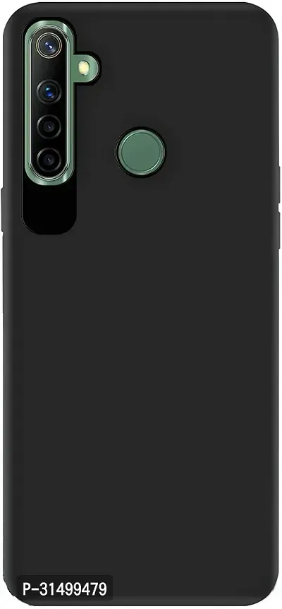 Caseline Back Cover for Realme 6i  Realme 6 Black Grip Case Silicon Pack of 1