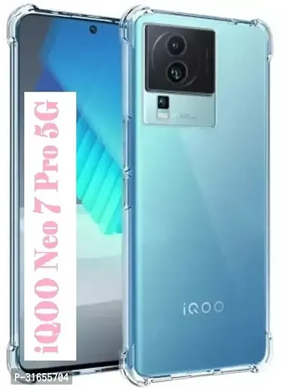 Caseline Back Cover for IQOO NEO 7 Pro 5G iQOO Neo 7 Pro 5G IQOO Neo 7 5G iQOO Neo 7 5G BMTP Transparent Grip Case Pack of 1-thumb0