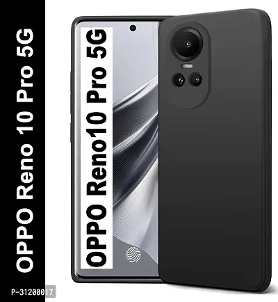 Caseline Back Cover for OPPO Reno 10 5GOPPO Reno 10 OPPO Reno 10 Pro 5G OPPO Reno 10 Pro CND Black Grip Case Silicon Pack of 1-thumb0