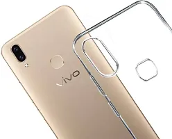 Caseline Back Cover for Vivo V9 Transparent Grip Case Silicon Pack of 1-thumb2