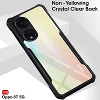 Back Cover for OPPO Reno8T 5G Black Grip Case Pack of 1-thumb2