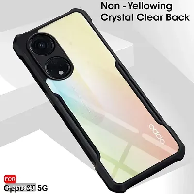 Back Cover for OPPO Reno8T 5G Black Grip Case Pack of 1-thumb3