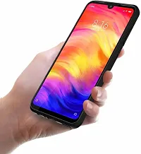 Caseline Back Cover For Redmi Mi Note 7 Pro Black Grip Case Pack Of 1-thumb2