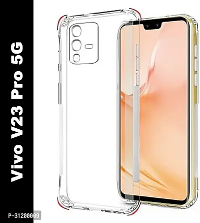 Caseline Back Cover for VIVO V23 Pro 5G VIVO V23 Pro Transparent Grip Case Pack of 1-thumb0