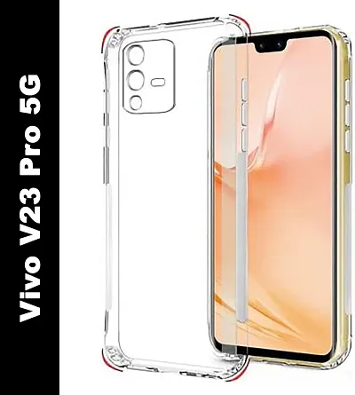 OO LaLa Ji Plastic Back Cover for Vivo V23 5g (Transparent )