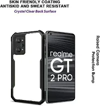 Caseline Back Cover for Realme GT 2 Pro Black Shock Proof Pack of 1-thumb2