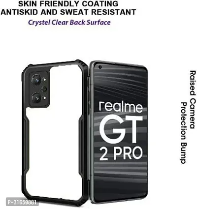 Caseline Back Cover for Realme GT 2 Pro Black Shock Proof Pack of 1-thumb3