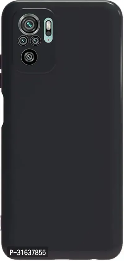 Caseline Back Cover for Redmi Mi Note 10 Black Grip Case Pack of 1