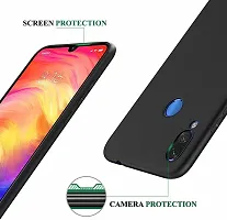 Caseline Back Cover for REDMI MI NOTE 7 PRO Black Grip Case Pack of 1-thumb1