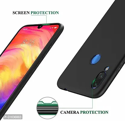 Caseline Back Cover for REDMI MI NOTE 7 PRO Black Grip Case Pack of 1-thumb2