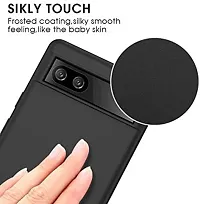 Caseline Back Cover for Google Pixel 6a GOOGLE PIXEL 6A Google Pixel 6a Black Grip Case Silicon Pack of 1-thumb2