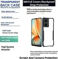 Caseline Back Cover for vivo Y100 vivo Y100 5GVivo Y100 5G VIVO Y100A VIVO Y100A 5G Black Grip Case Pack of 1-thumb1