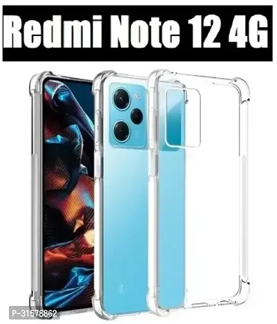 Caseline Back Cover For Redmi Note 12 4G Redmi Note 12 Transparent Grip Case Pack Of 1