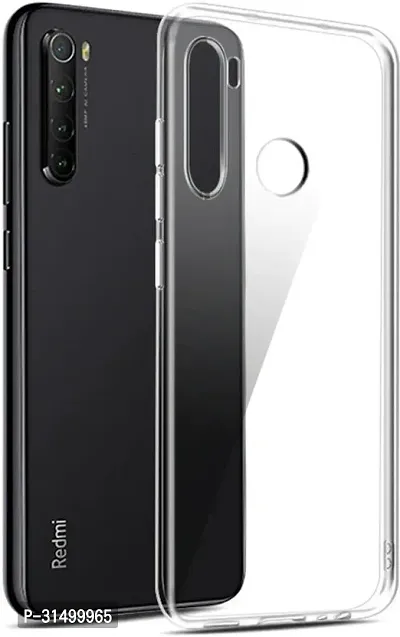 Caseline Back Cover for Redmi Note 8T Transparent Grip Case Pack of 1-thumb0