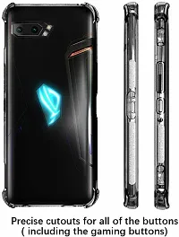 Caseline Back Cover for Asus Rog Phone 2 Transparent Shock Proof Pack of 1-thumb3