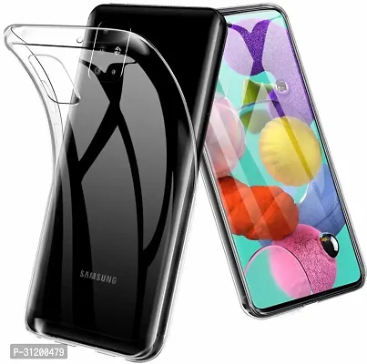 Caseline Back Cover for Samsung Galaxy A51 Transparent Grip Case Pack of 1