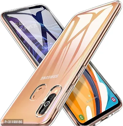 Caseline Back Cover for SAMSUNG GALAXY M40 Transparent Grip Case Silicon Pack of 1