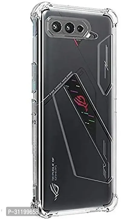 Caseline Back Cover for Asus ROG Phone 5 Transparent Flexible Silicon Pack of 1-thumb2