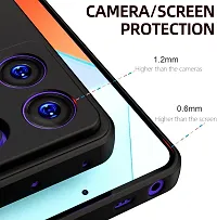 Caseline Back Cover for Redmi Note 13 Pro 5G POCO X6 5G CND Black Grip Case Silicon-thumb1