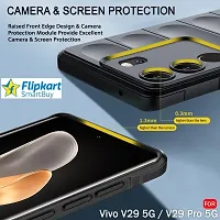 Flipkart SmartBuy Back Cover for vivo V29 Pro 5G vivo V29 5G Black Grip Case Silicon Pack of 1-thumb1