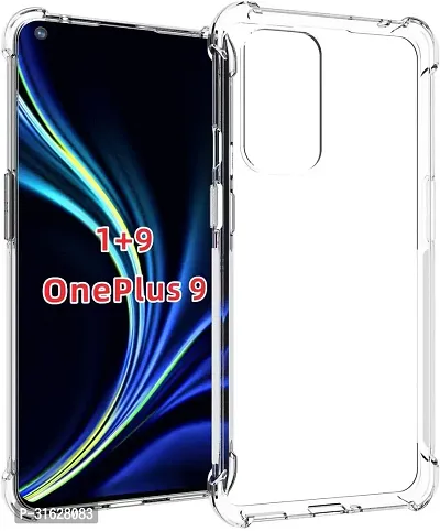 Caseline Back Cover for OnePlus 9 Transparent Grip Case Pack of 1