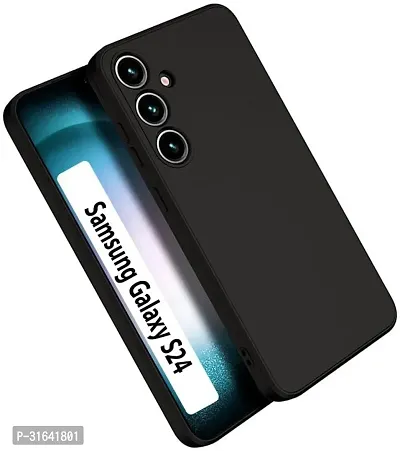 Caseline Back Cover for SAMSUNG Galaxy S24 5G SAMSUNG Galaxy S24 Black Grip Case Silicon Pack of 1