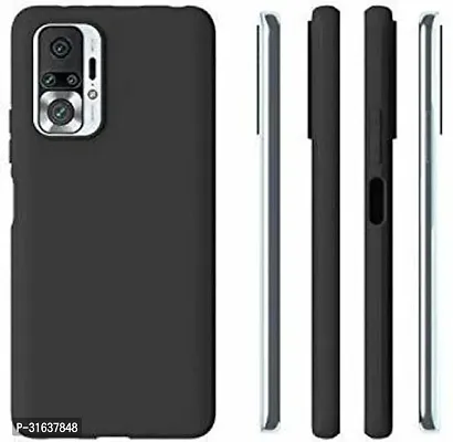 Caseline Back Cover for REDME NOTE 10PRO Black Silicon Pack of 1