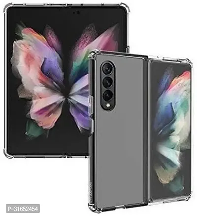 Caseline Back Cover for Samsung Galaxy Fold 3 Transparent Grip Case Pack of 1-thumb0