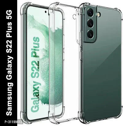 Caseline Back Cover for SAMSUNG GALAXY S22 Plus 5G SAMSUNG GALAXY S22 Plus SAMSUNG GALAXY S22 Plus 5G Transparent Grip Case Silicon Pack of 1-thumb0