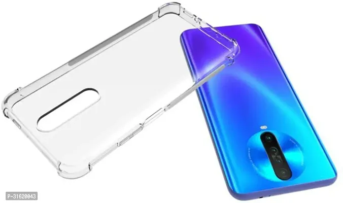 Caseline Back Cover for Redmi K30 Poco X2 Transparent Grip Case Silicon Pack of 1