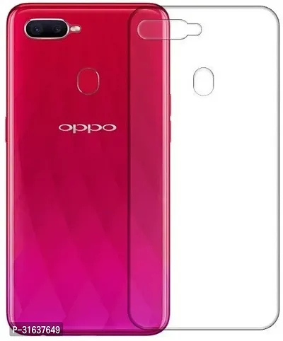 Caseline Back Cover for OPPO F9 Pro Transparent Grip Case Silicon Pack of 1-thumb0