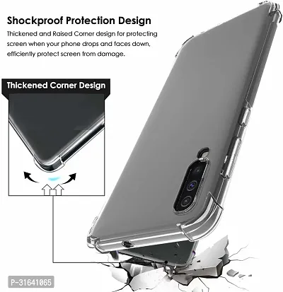 Caseline Back Cover for SAMSUNG GALAXY A70 Transparent Grip Case Pack of 1-thumb2