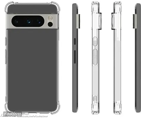 Caseline Back Cover for Google Pixel 8 ProBMTP Transparent Grip Case Pack of 1