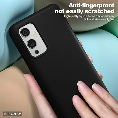 Caseline Back Cover for Oneplus 9 Black Grip Case Pack of 1-thumb3