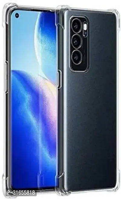 Caseline Back Cover for Oppo Reno 6 Pro Oppo Reno 6 Pro 5G Transparent Grip Case Pack of 1-thumb0