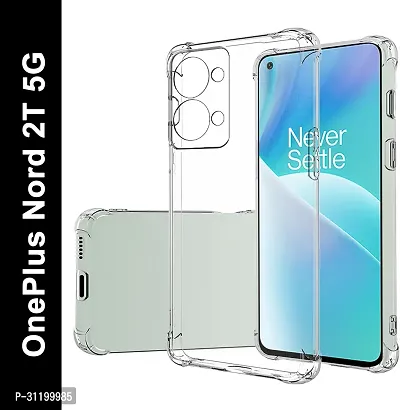 Caseline Back Cover for OnePlus Nord 2T 2T 5G Transparent Grip Case Silicon Pack of 1-thumb0