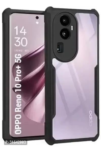 Caseline Back Cover for OPPO Reno 10 Pro Plus 5G OPPO Reno10 Pro+ 5G OPPO Reno10 Pro Plus 5G Black Grip Case Pack of 1-thumb0