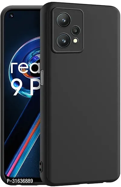 Caseline Back Cover for Realme 9 Pro Realme 9 Pro 5G Black Grip Case Silicon Pack of 1