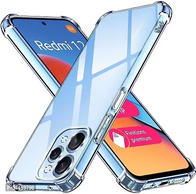 Caseline Back Cover for REDMI 12 REDMI 12 4G REDMI 12 5G BMTP Transparent Grip Case Pack of 1