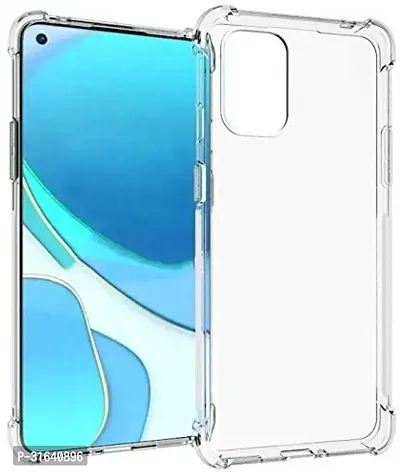 Caseline Back Cover for OnePlus 8T Transparent Grip Case Pack of 1-thumb0