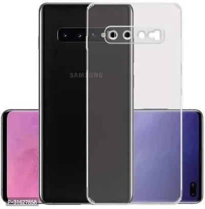 Caseline Back Cover for SAMSUNG GALAXY S10 PLUS Transparent Grip Case Pack of 1-thumb0