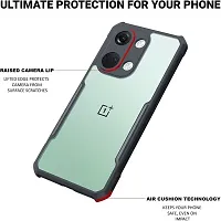 Caseline Back Cover for OnePlus Nord 3 5G OnePlus Nord 3 IP Black Grip Case Pack of 1-thumb2