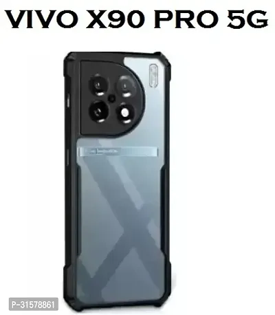 Caseline Back Cover For Vivo X90 Pro 5G Black Grip Case Pack Of 1-thumb0