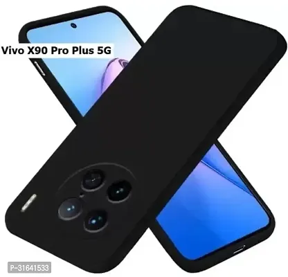 Caseline Back Cover for Vivo X90 Pro Plus 5G Vivo X90 Pro Plus Black Grip Case Silicon Pack of 1