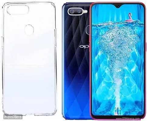 Caseline Back Cover For Oppo F9 Pro Transparent Grip Case Silicon Pack Of 1-thumb0