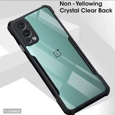 Caseline Back Cover for OnePlus Nord 2 5G Black Grip Case Silicon Pack of 1-thumb4